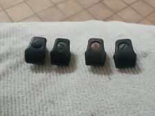 Set 4 pomelli nero per  vetri scorrevoli Renault 4 R4