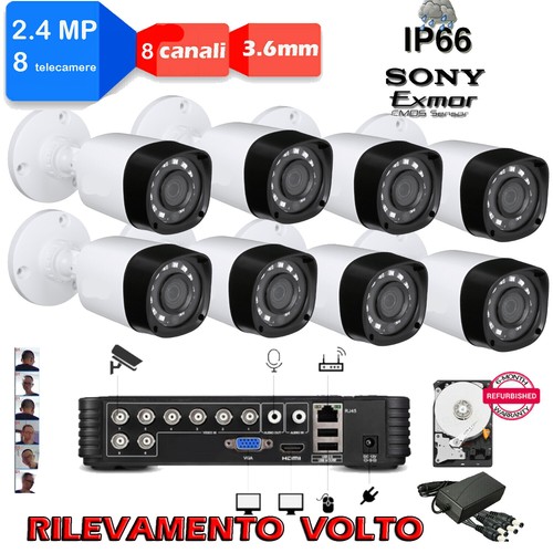 Kit videosorveglianza dvr - videosorveglianza, 8