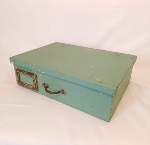 Cassa legno vintage color - vintage,