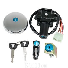 Interruttore accensione tappo carburante set chiavi blocco sedile per Kawasaki W800 2019-2021