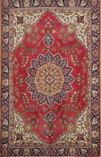 Tappeto vintage zona rossa