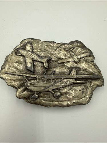 Fibbia cintura peltro nuvole