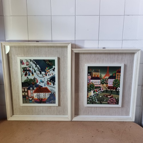 Quadro naif acrilico su - quadro,