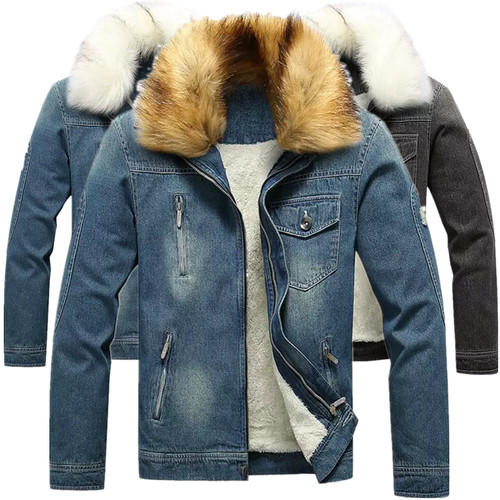 Giacca jeans uomo denim