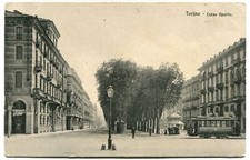 1910 Torino Corso oporto tram
