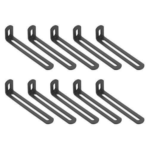 Pezzi staffa l scanalata - 10, a