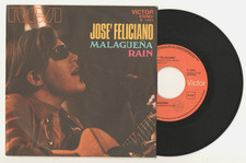 7" JOSE' FELICIANO 45 giri MALAGUEÑA / RAIN Rca ITALY 1971 NM