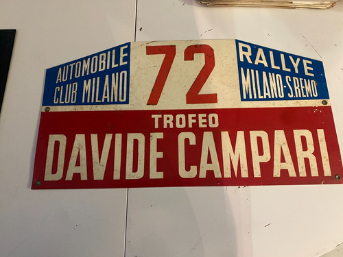 Targa trofeo davide campari - trofeo,