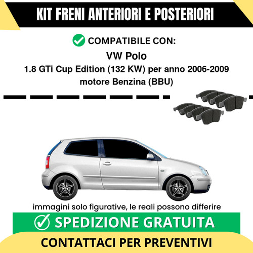 Pastiglie freno ant - freno, post