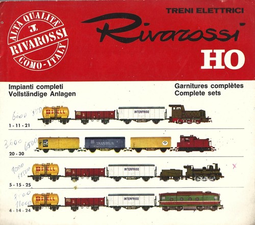 Rivarossi treni elettrici - rivarossi,