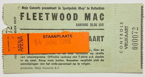 Biglietto concerto fleetwood - biglietto,