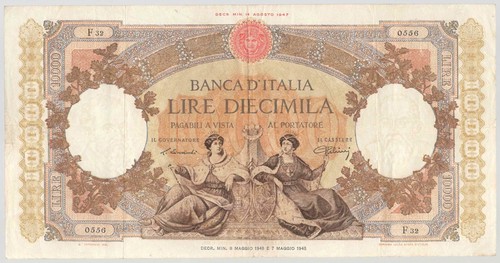 10000 lire regine del - regine,