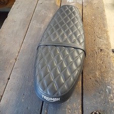 Sella originale Triumph Bonneville T100 T120 nera a rombi