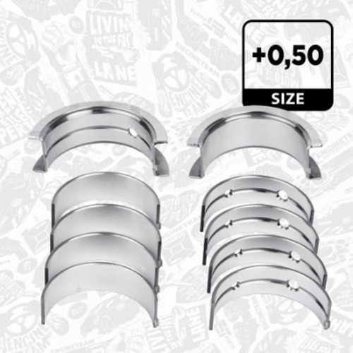 Kit cuscinetti albero motore