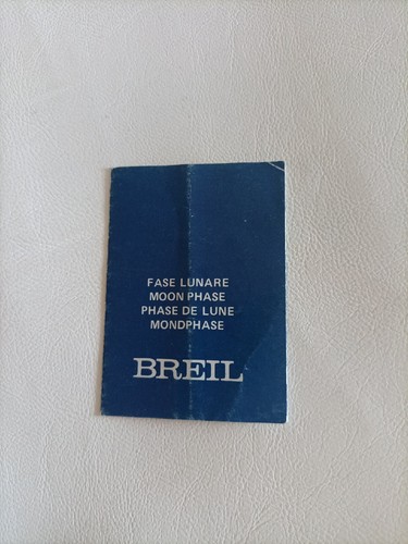 Breil libretto istruzioni - libretto, di