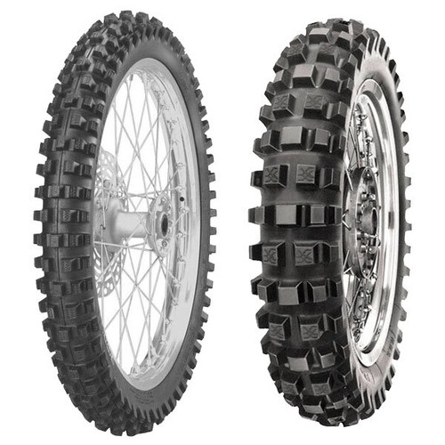 Coppia gomme pirelli 100 21 - gomme,