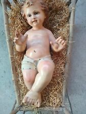 Antico Gesù bambino statuetta