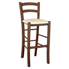 Sgabello venezia in legno noce