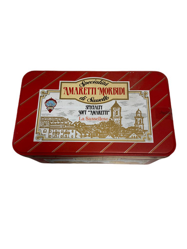 Scatola latta amaretti - latta,