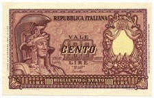 100 LIRE BIGLIETTO DI STATO
