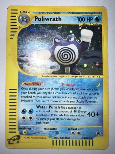 Pokemon expedition poliwrath - pokemon,