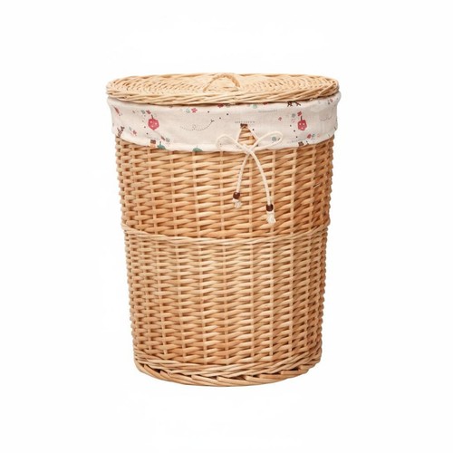 Cesto vimini con coperchio - in,