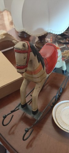 Cavallino dondolo decorativo - cavallino,