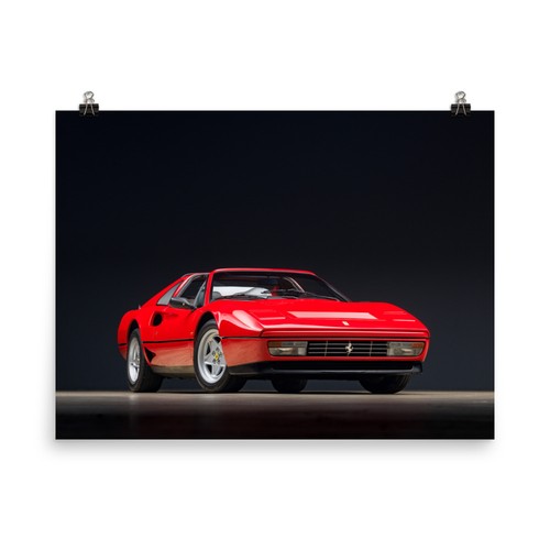 Poster ferrari 208 gts - poster, turbo