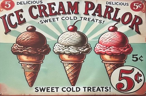 Retro mcm gelato - retro, parlor