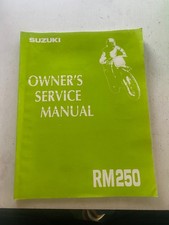 Manuale manutenzione suzuki - suzuki, rm
