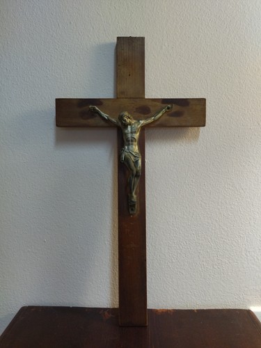 Antico crocefisso parete - antico, da