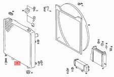 MERCEDES W201 190E 190D RADIATORE RAFFREDDAMENTO MOTORE OEM A2015005503