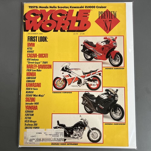 Cycle world magazine - magazine, dec