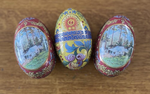 Faberge collection tin - tin, eggs