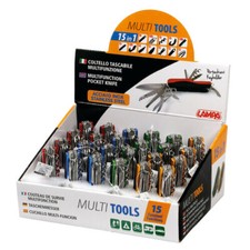 LFFR Multi Tools Coltelli Multifunzione Tascabili 15 In 1 Espositore 24 Pz