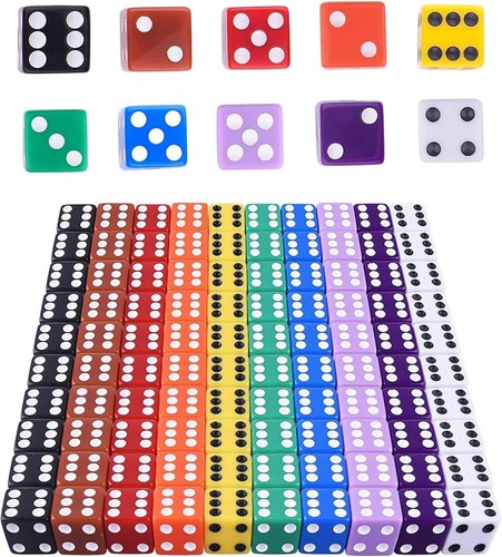 Set 100 dadi colorati - set, a