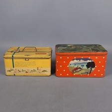 Lotto 2 Scatole Latta