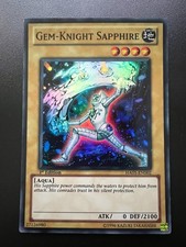 Gem-Knight Sapphire HA05-EN002 Super Rare 1st Edition Light Play+ Yugioh