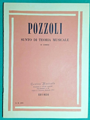 Pozzoli sunto teoria - pozzoli,,