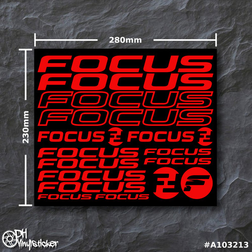 Focus set adesivi - adesivi,