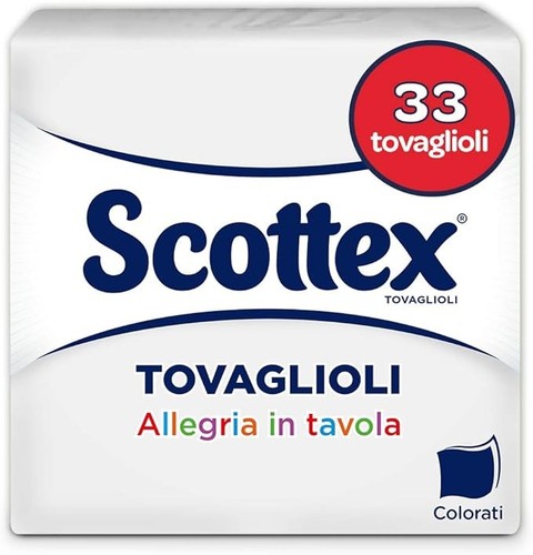 Scottex tovaglioli colorati - colorati, 33