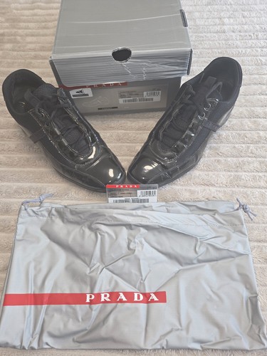 Prada sneaker nero verniciato - nero,