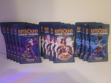 League of Legends Origins Sleeved Booster Pack Riftbound TCG lotto di x 13