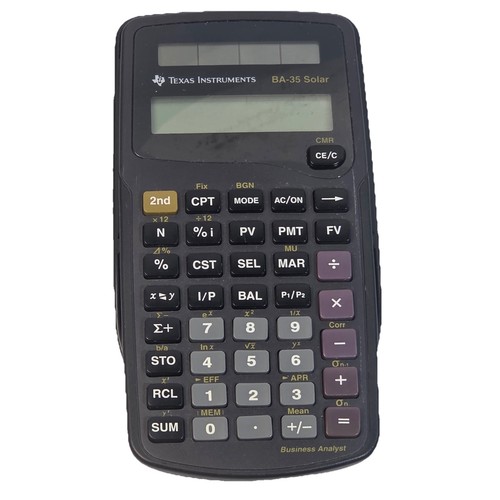 Texas instruments 35 - instruments, ba-35