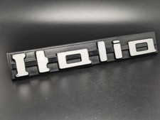 AUTO CAR EPOCA LOGO ITALIA I ITA SIGLA EMBLEMA FREGIO STEMMA SCRITTA BADGE TARGA
