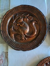 Vintage copper wall plate