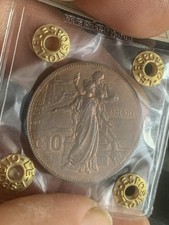 10 CENTESIMI 1911 FDC ROSSO