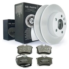 Pastiglie dischi freno posteriori 268 mm pieni per Ford Galaxy Seat Alhambra VW Sharan I