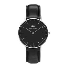 "Daniel Wellington DW00100145 Orologio Uomo Iconic St Mawes 36mm Acciaio Pelle"