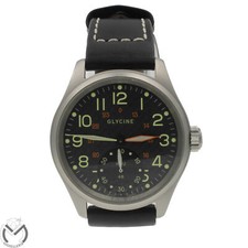 Orologio GLYCINE KMU 48 Limited Edition 63/250 carica manuale acciaio Uomo 71...